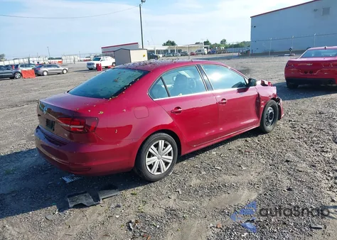 2017 Volkswagen Jetta 1.4T S from USA, damaged, VIN 3VW2B7AJ6HM256362